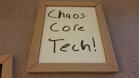 3D Printed Chalkboard/Whiteboard (Woodfill Borders)