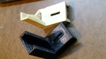  Cabinet door slide holder (parametric)  3d model for 3d printers