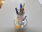  Carolina pencil holder  3d model for 3d printers