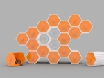  The hive - stackable hex drawers  3d model for 3d printers