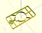 Modelo 3d de Ikea cargador mod para nexus one (scad) para impresoras 3d