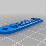  E-nable keychain 3 colors  3d model for 3d printers