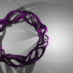  Voronoi style bracelet  3d model for 3d printers