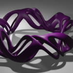  Voronoi style bracelet  3d model for 3d printers