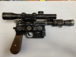  Han solo blaster  3d model for 3d printers