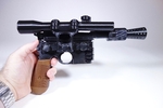  Han solo blaster  3d model for 3d printers