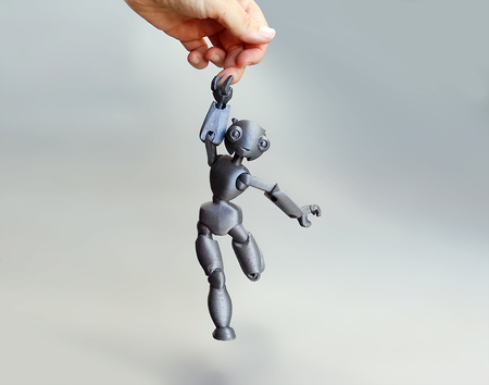 Modelo 3d de Robot articulado para impresoras 3d