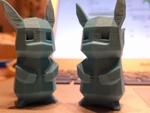  Low-poly pikachu  3d model for 3d printers