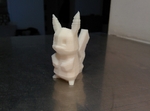  Low-poly pikachu  3d model for 3d printers