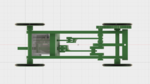  Balloon powered single cylinder air engine open chassis  3d model for 3d printers