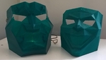 Modelo 3d de Low-poly máscaras de halloween para impresoras 3d