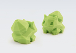  Low-poly bulbasaur  3d model for 3d printers