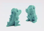  Low-poly totodile  3d model for 3d printers