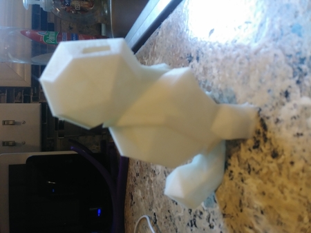  Low-poly squirtle  3d model for 3d printers