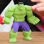  Low poly hulk v2  3d model for 3d printers