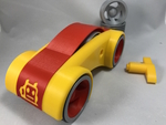  Dual mode windup car  3d model for 3d printers