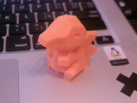 Modelo 3d de Low-poly cyndaquil para impresoras 3d