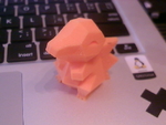  Low-poly cyndaquil  3d model for 3d printers