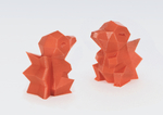  Low-poly cyndaquil  3d model for 3d printers