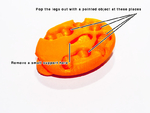 Modelo 3d de Tortuga para impresoras 3d