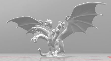  Tiamat updated!   3d model for 3d printers