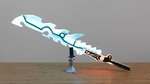  Zelda: breath of the wild – guardian sword with neopixel leds  3d model for 3d printers