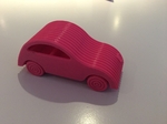  Little printed cars: 2cv tribute  3d model for 3d printers