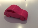 Modelo 3d de Poco impreso coches: 2cv homenaje para impresoras 3d