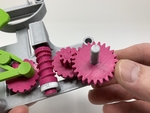 Modelo 3d de Rosa y verde domino de la máquina ii para impresoras 3d