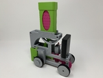  Pink and green domino machine ii  3d model for 3d printers