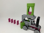  Pink and green domino machine ii  3d model for 3d printers