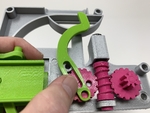 Modelo 3d de Rosa y verde domino de la máquina ii para impresoras 3d