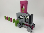  Pink and green domino machine ii  3d model for 3d printers