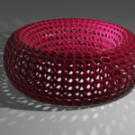 Modelo 3d de De voronoi de la pulsera para impresoras 3d