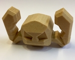  Low-poly geodude  3d model for 3d printers