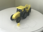  Pull toy tractor  3d model for 3d printers