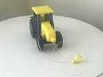  Pull toy tractor  3d model for 3d printers