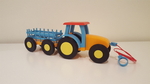  Pull toy tractor  3d model for 3d printers