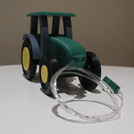  Pull toy tractor  3d model for 3d printers