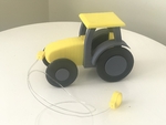  Pull toy tractor  3d model for 3d printers