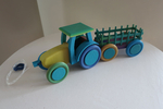  Pull toy tractor  3d model for 3d printers