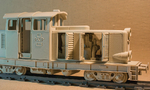  3d printable diesel-01 locomotive model that fits lego tracks..  3d model for 3d printers