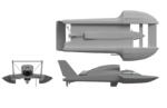 Modelo 3d de Ilimitado hidroavión para impresoras 3d