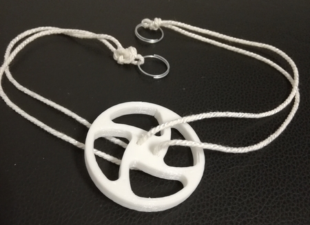  Rope driven gyroscope  3d model for 3d printers