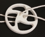 Modelo 3d de Cuerda impulsado giroscopio para impresoras 3d