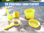  3d-printable sand play set  3d model for 3d printers