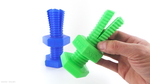  Impossible 3d-printed bolt and nut  3d model for 3d printers