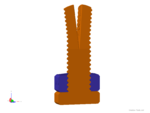  Impossible 3d-printed bolt and nut  3d model for 3d printers