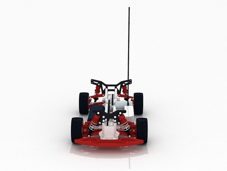 Modelo 3d de Openrc 1:10 touring 4wd concepto de coche rc para impresoras 3d