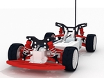  Openrc 1:10 4wd touring concept rc car  3d model for 3d printers